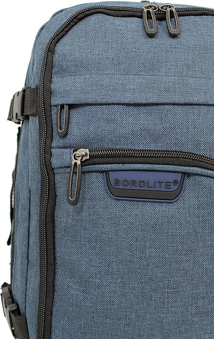 Bordlite Travel Underseat Cabin Approved Backpack, Lightweight Travel Rucksack, Premium Carry on Bag - Black, Grey, Navy, Purple, Teal, Pink, Blue