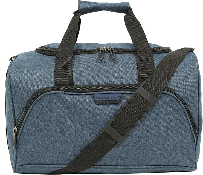 Bordlite Small Travel Holdalls, Ryanair Cabin Approved Hand Luggage Size Duffle Bags-Navy