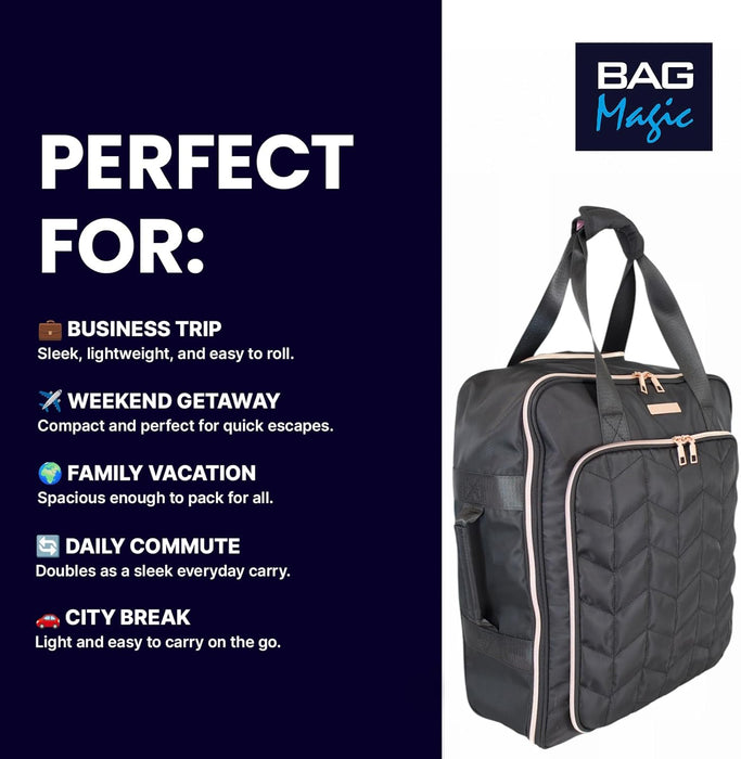 EasyJet Underseat Cabin Bag 45x36x20cm – Lightweight Soft Shell Carry On – Fits EasyJet Free Bag Allowance