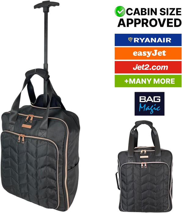 EasyJet Underseat Cabin Bag 45x36x20cm – Lightweight Soft Shell Carry On – Fits EasyJet Free Bag Allowance