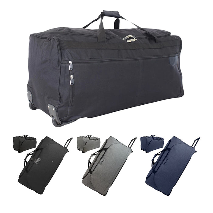 Bordlite Wheeled Holdall Travel Bag – Lightweight 2-Wheel Luggage with Extendable Handle