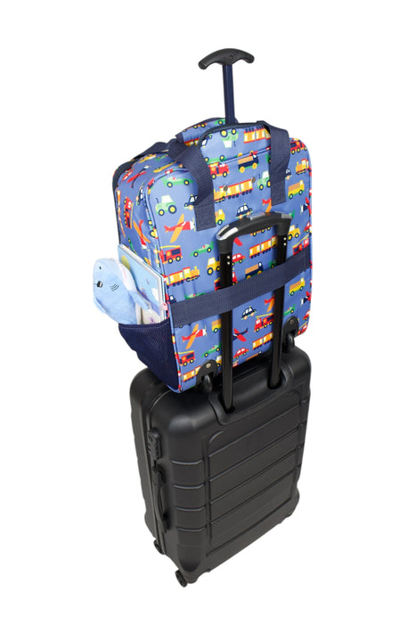 Bordlite Ryanair/EasyJet Kids Cabin Approved Wheeled Holdall Travel Bags With Extendable Handle, Multi-Pocket