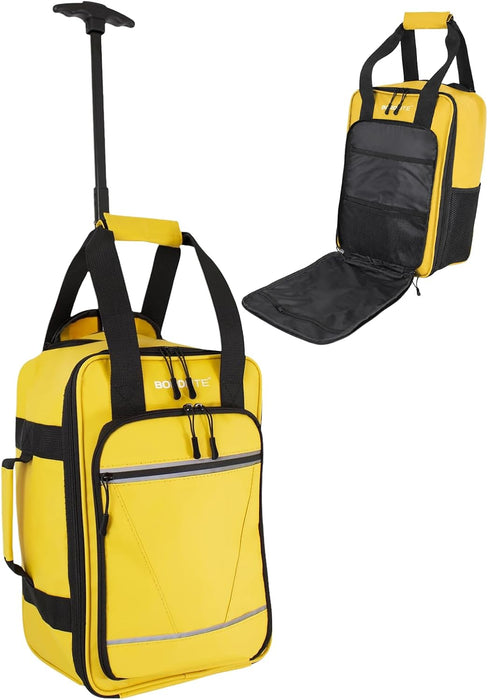 Bordlite Ryanair 40x20x25cm Cabin Backpack on Wheels – Lightweight 2 in 1 Trolley Bag & Rucksack (20L) – Fits Ryanair Free Hand Luggage Allowance