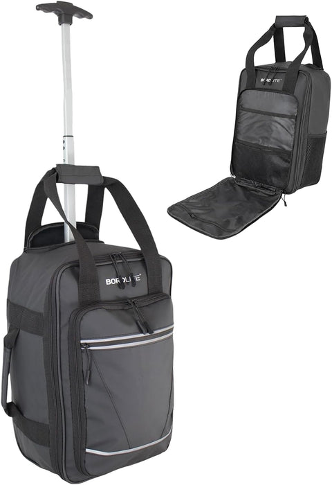 Bordlite Ryanair 40x20x25cm Cabin Backpack on Wheels – Lightweight 2 in 1 Trolley Bag & Rucksack (20L) – Fits Ryanair Free Hand Luggage Allowance