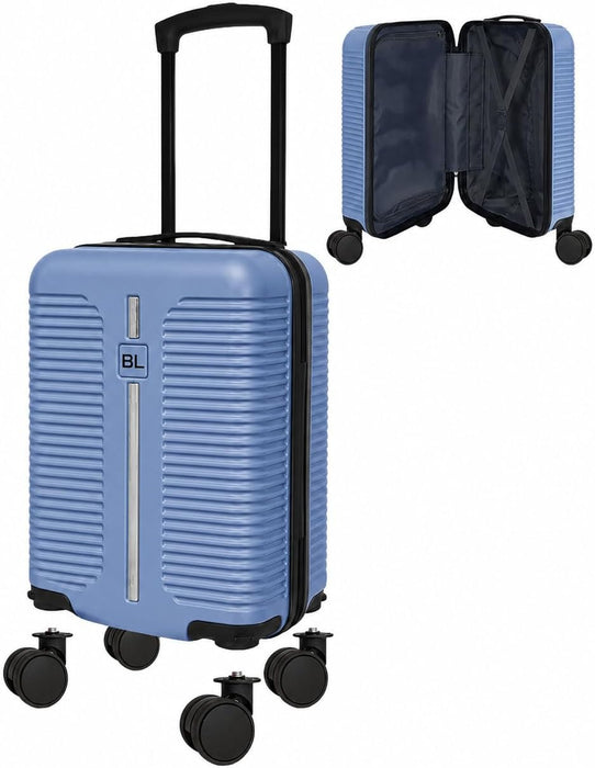 Bordlite Ryanair Cabin Suitcase 40x30x20cm – Lightweight 1.96kg Hard Shell Underseat Carry On Trolley Bag with Removable Wheels & Free Luggage Tag, Small Hand Luggage for Air Travel