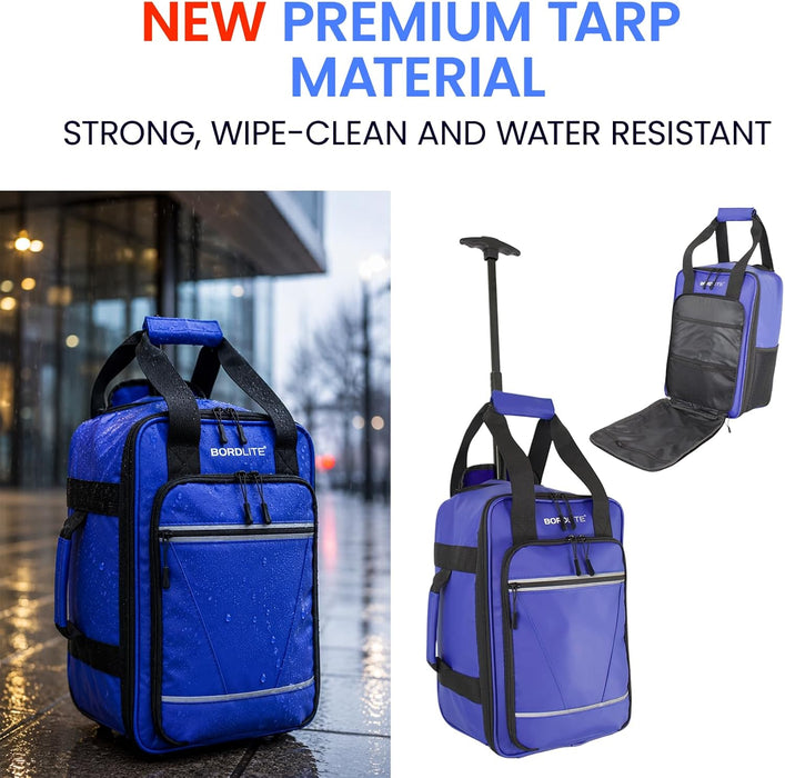 Bordlite Ryanair 40x20x25cm Cabin Backpack on Wheels – Lightweight 2 in 1 Trolley Bag & Rucksack (20L) – Fits Ryanair Free Hand Luggage Allowance