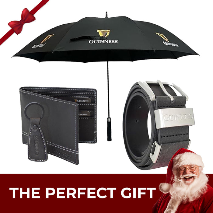 Guinness Official Golf Umbrella – 30-Inch Large Canopy, Auto-Open, 8 Reinforced Ribs, Windproof & Waterproof Stick Umbrella – Premium Logo Design for Fans & Gifts