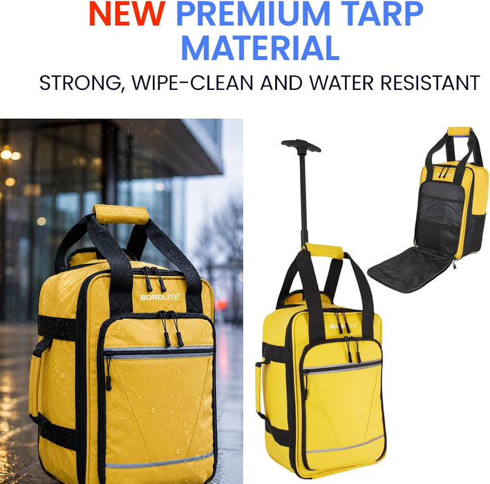 Bordlite Ryanair 40x20x25cm Cabin Backpack on Wheels – Lightweight 2 in 1 Trolley Bag & Rucksack (20L) – Fits Ryanair Free Hand Luggage Allowance